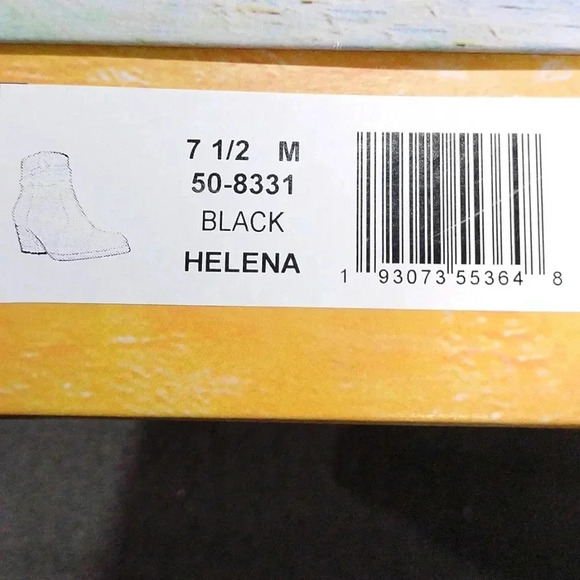 Bella Vita Woman's Helena Ankle Boots Short Size 7.5 black - Picture 4 of 4